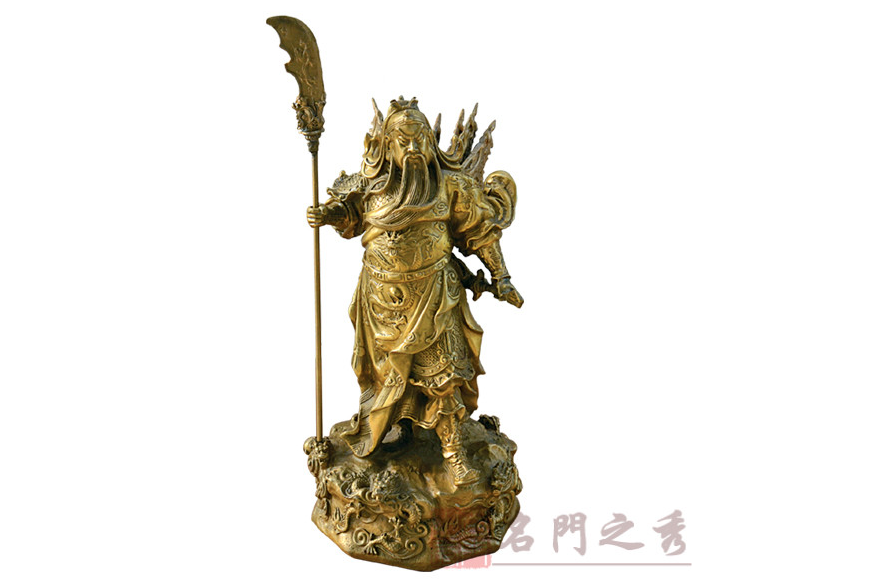 铜工艺品001 关公