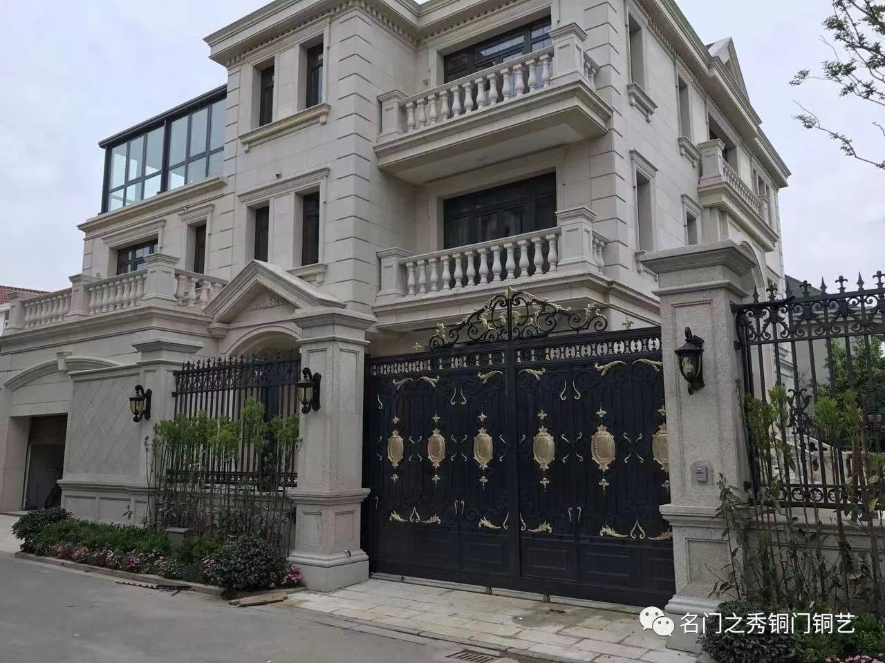 明苑别墅高端定制铜艺门