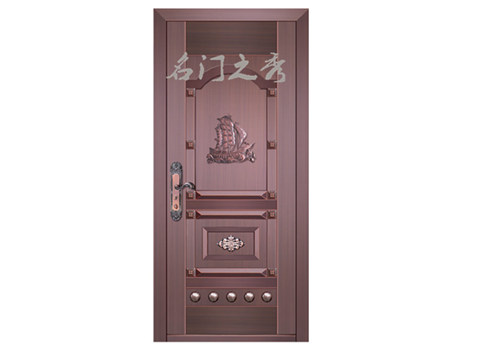 单开铜门010