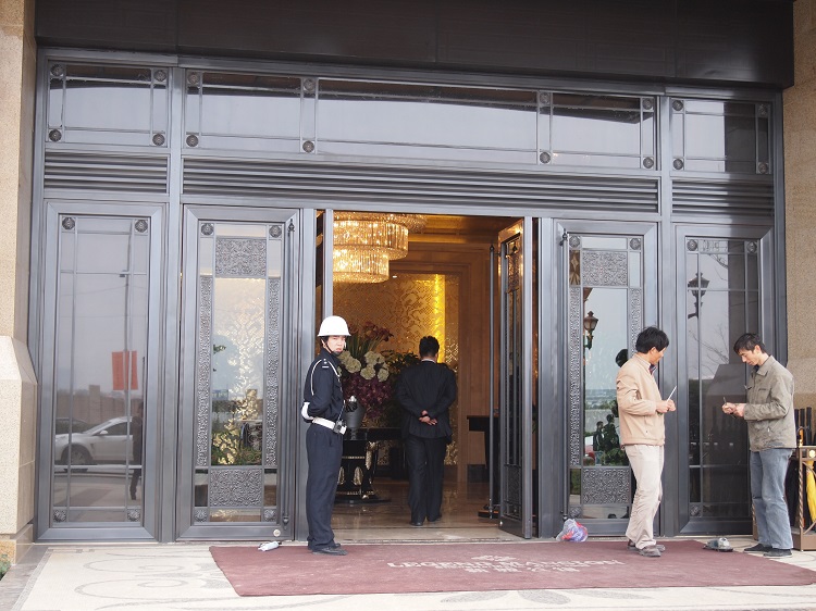 玻璃铜门018(图1)