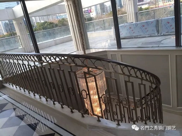上海皇家会所铜艺栏杆(图4)