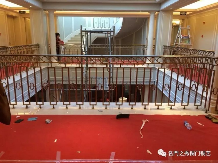 上海皇家会所铜艺栏杆(图2)