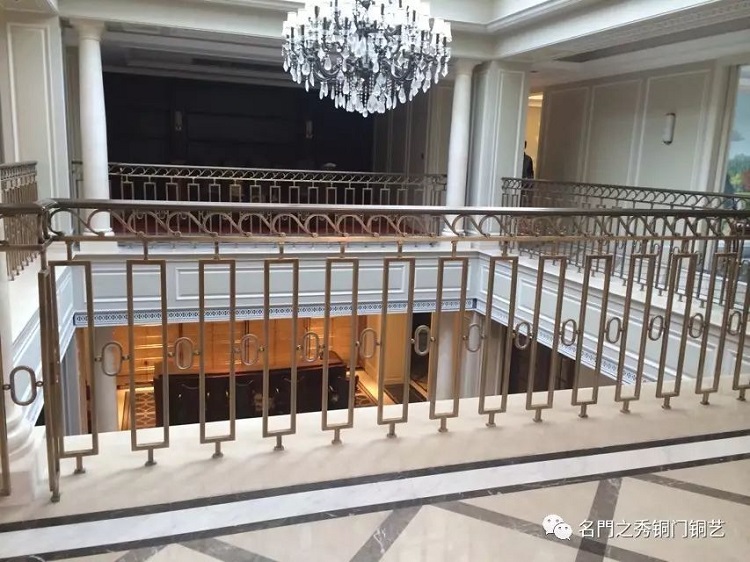 上海皇家会所铜艺栏杆(图3)