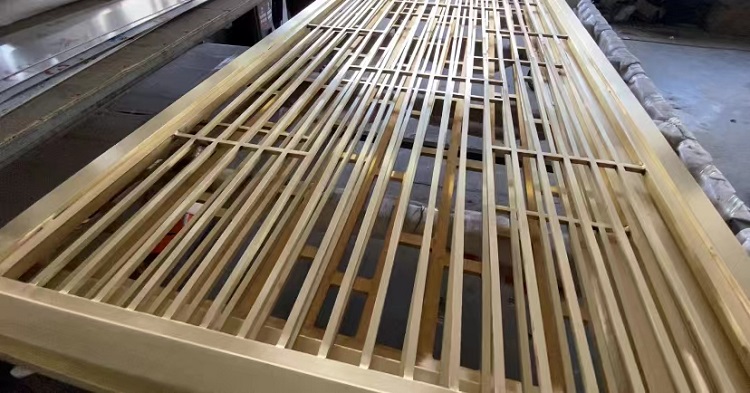 名门之秀出品：中式纯铜屏风