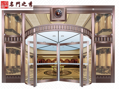 旋转铜门-009