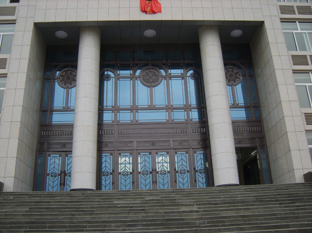 兰州人民检察院铜门